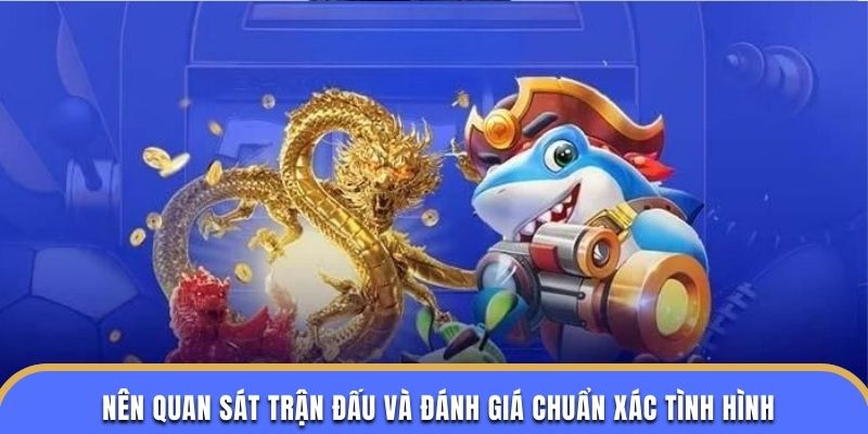 Nên quan sát trận đấu và đánh giá chuẩn xác tình hình